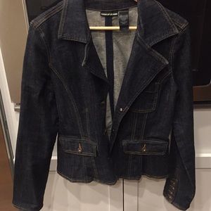Dark wash denim/jean jacket
